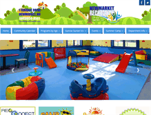Tablet Screenshot of newmarketrec.org